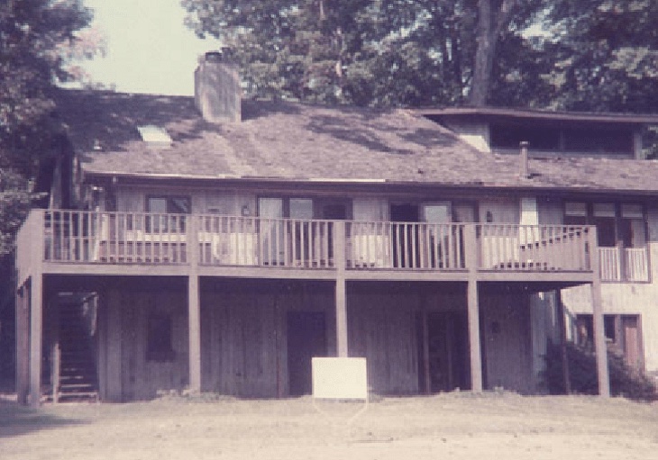 Complete Transformation of Back Side of House &ndash; before