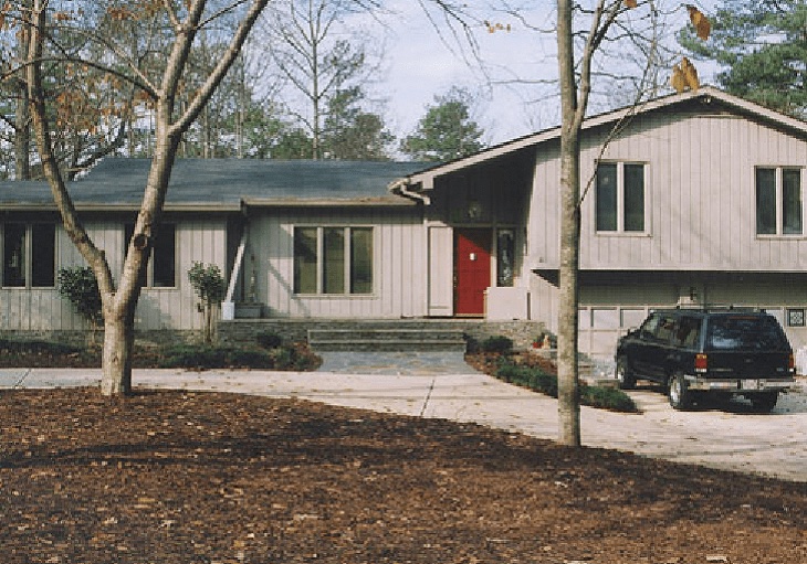 Complete Renovation to Front Side of House &ndash; before