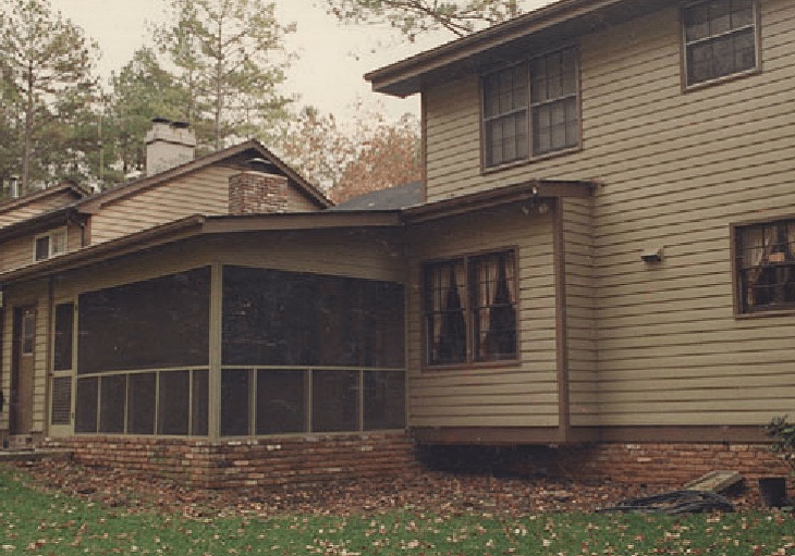 Glass Room Addition &ndash; before